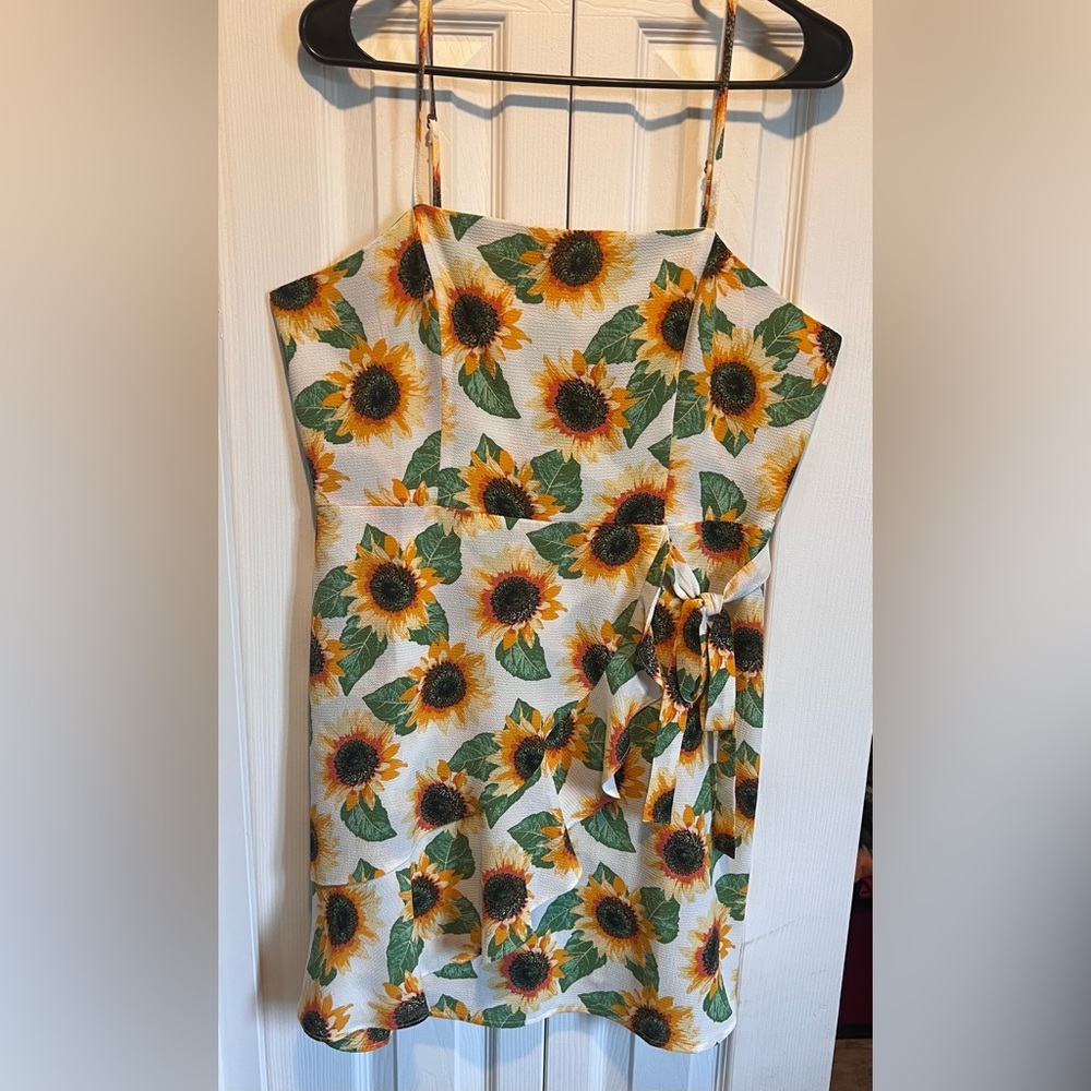 XL Sunflower Mini Dress